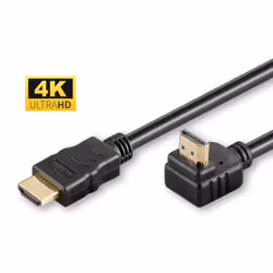 Microconnect HDM19191.5V1.4A90, 1,5 m, HDMI Type A (Standard), HDMI Type A (Standard), 3840 x 2160 pixels, Compatibilité 3D,  ...