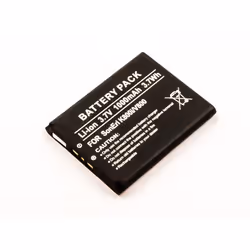 CoreParts MBXSO-BA0010, Batterie, Sony Ericsson, Noir, Lithium-Ion (Li-Ion), 1000 mAh, 3,7 V