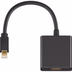 Microconnect MDPHDMIB, 0,15 m, Mini DisplayPort, HDMI Type A (Standard), Mâle, Femelle, Or