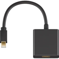 Microconnect MDPHDMIB câble vidéo et adaptateur 0,15 m Mini DisplayPort HDMI Type A (Standard) Noir