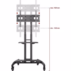 Vivolink VLFS3265, 45 kg, 81,3 cm (32"), 165,1 cm (65"), 600 x 400 mm, Noir