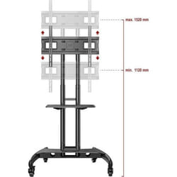 Vivolink VLFS3265 support d'écran plat pour bureau 65" Noir Sol
