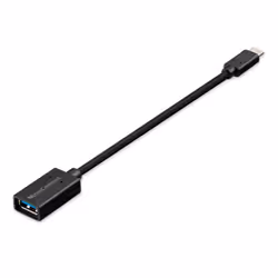 Microconnect USB3.1CAF02BH câble USB 0,2 m USB 3.2 Gen 1 (3.1 Gen 1) USB C USB A Noir