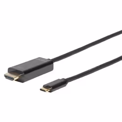 Microconnect USB3.1CHDMI2, 2 m, USB Type-C, HDMI, Mâle, Mâle, Or