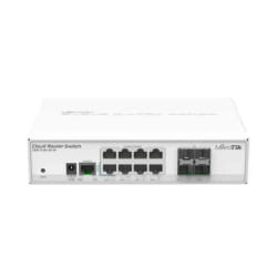 Mikrotik CRS112-8G-4S-IN commutateur réseau Géré L3 Gigabit Ethernet (10/100/1000) Connexion Ethernet, supportant l'alimentation via ce port (PoE) Blanc