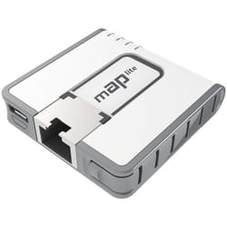 Mikrotik mAP lite Blanc Connexion Ethernet, supportant l'alimentation via ce port (PoE)