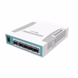 Mikrotik CRS106-1C-5S, Gigabit Ethernet (10/100/1000), Connexion Ethernet, supportant l'alimentation via ce port (PoE)