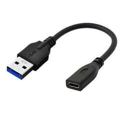 Microconnect USB3.0ACF02 câble USB 0,2 m USB 3.2 Gen 1 (3.1 Gen 1) USB A USB C Noir