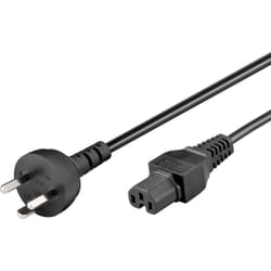 Microconnect PE130418 câble électrique Noir 1,8 m Coupleur C15