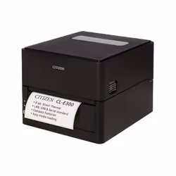 Citizen CL-E300, Thermique directe, 203 x 203 DPI, 200 mm/sec, Avec fil, Noir