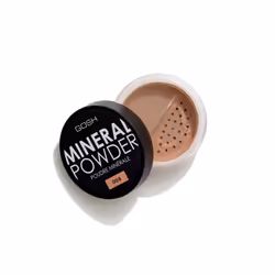 GOSH Mineral Powder 008 Tan 8g, Universel, Toutes couleurs de peau, Tan, Marron, Pot, Mat