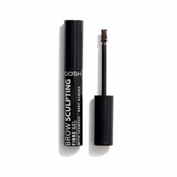 GOSH Brow Sculpting Fibre Gel 002 Chestnut 8ml, Gel pour sourcils, Marron, Chestnut, 8 ml, Femmes, Tube