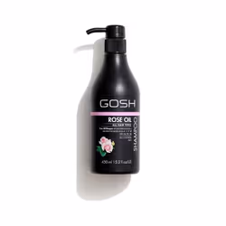 GOSH Hair Shampoo 450ml - Rose Oil, 450 ml, Shampoing, Professionnel, Femmes, Tous types de cheveux, Toutes les couleurs