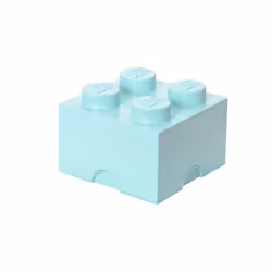 Room Copenhagen LEGO Storagge Brick 4, Boîte de rangement, Bleu, Monochromatique, Carré, Polypropylène (PP), 250 mm