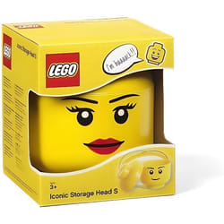 Tête de rangement - LEGO - 40311725 - Empilable - Jaune - D16 x H195 cm