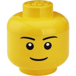 Tête de rangement - LEGO - Garçon Grand modèle - Plastique - Jaune - D24 x H271 cm