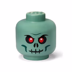 Conteneur de rangement - LEGO - Tête de stockage - Vert sable - 24cm x 24cm x 27cm - Empilable