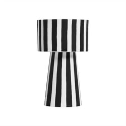 OYOY Toppu vase Autres Grès Noir, Blanc