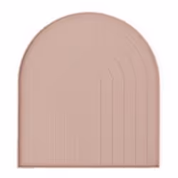 OYOY 10814, Rectangle, Silicone, Rose, 365 mm, 405 mm, 12 mm