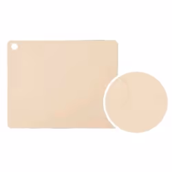 OYOY Dotto, Rectangle, Beige, Monochromatique, Silicone, 340 mm, 450 mm