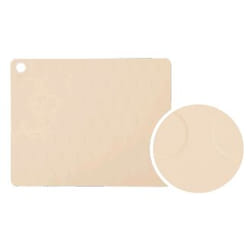 OYOY Dotto set de table Rectangle Beige