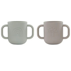 OYOY M107083 Tasse Couleur menthe, Gris Universel 2 pièce(s)