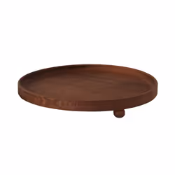 OYOY Inka, Plateau de service classique, Rond, Bois, Marron, 300 mm, 300 mm