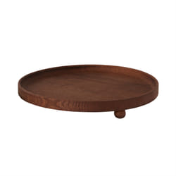 OYOY Inka Plateau de service classique Rond Marron