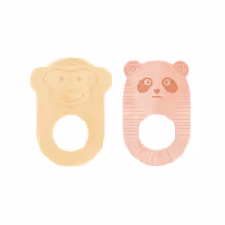 OYOY Nelson & Ling Ling, Garçon/Fille, Silicone, Rose, Jaune