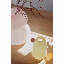 OYOY Lasi vase Vase rond Verre Rose