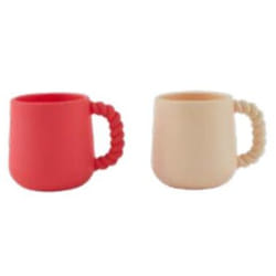 OYOY M107189 Tasse Rouge, Jaune Universel 2 pièce(s)