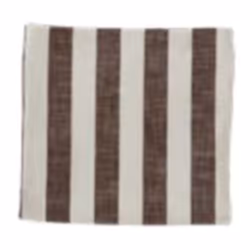 OYOY L300307, Carré, Marron, Blanc, Coton, Nappe de table, Intérieure, 140 x 200 cm
