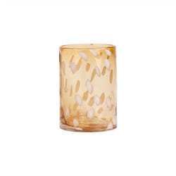 OYOY Jali vase Vase en forme d'amphore Verre Beige, Transparent