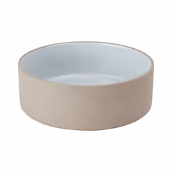 OYOY Z60010, Chien, Vitrocéramique, Beige, Bleu, Ensemble gamelles pour animaux de compagnie, Monochromatique, 19,5 cm