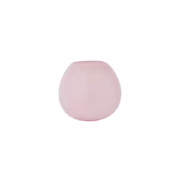 OYOY Lasi, Vase rond, Verre, Rose, 215 mm, 250 mm, 250 mm