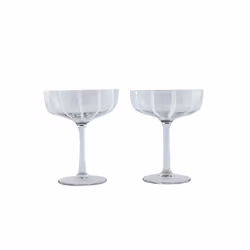 OYOY L300548, Verre à cocktail, 230 ml, Verre, Transparent, 2 pièce(s), 115 mm