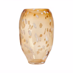 OYOY Jali, Verre, Beige, Transparent, Brillant, Marron, Table, Intérieure et extérieure
