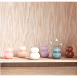 OYOY L300586 vase Autres Verre Marron