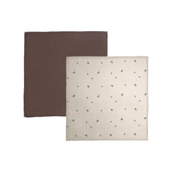 OYOY M107280 gigoteuse Couverture à emmailloter Marron
