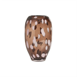 OYOY Jali vase Vase en forme de pichet Verre Marron, Blanc