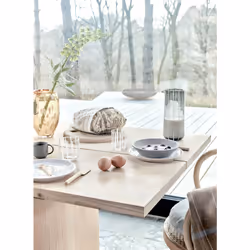 OYOY Jali vase Vase en forme d'amphore Verre Beige, Transparent