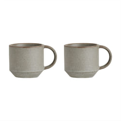 OYOY Yuka Tasse Gris Universel 2 pièce(s)