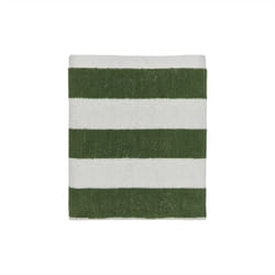 OYOY Raita 50 x 100 cm Coton Vert, Blanc 1 pièce(s)