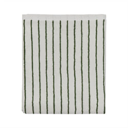OYOY L300665 serviette de bain 100 x 150 cm Coton Vert, Blanc 1 pièce(s)