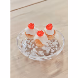 OYOY L300669 assiette Assiette à dessert Rond Verre Blanc 1 pièce(s)