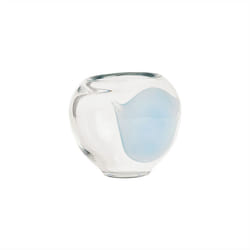 OYOY L300278 vase Vase rond Verre Bleu, Blanc