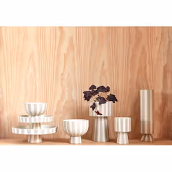 OYOY Toppu vase Autres Grès Beige