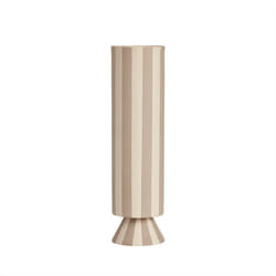 OYOY Toppu vase Vase cylindrique Grès Beige