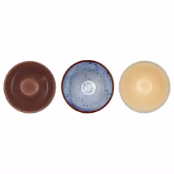OYOY L300693 bol Ensemble de bols Rond Grès, Terre cuite Beige, Bleu, Terre cuite 3 pièce(s)