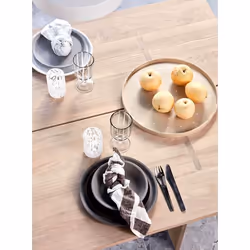 OYOY Yuka Assiette de dîner Rond Gris 2 pièce(s)